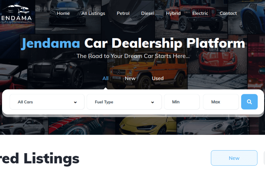 Jendama Car Dealership Platform